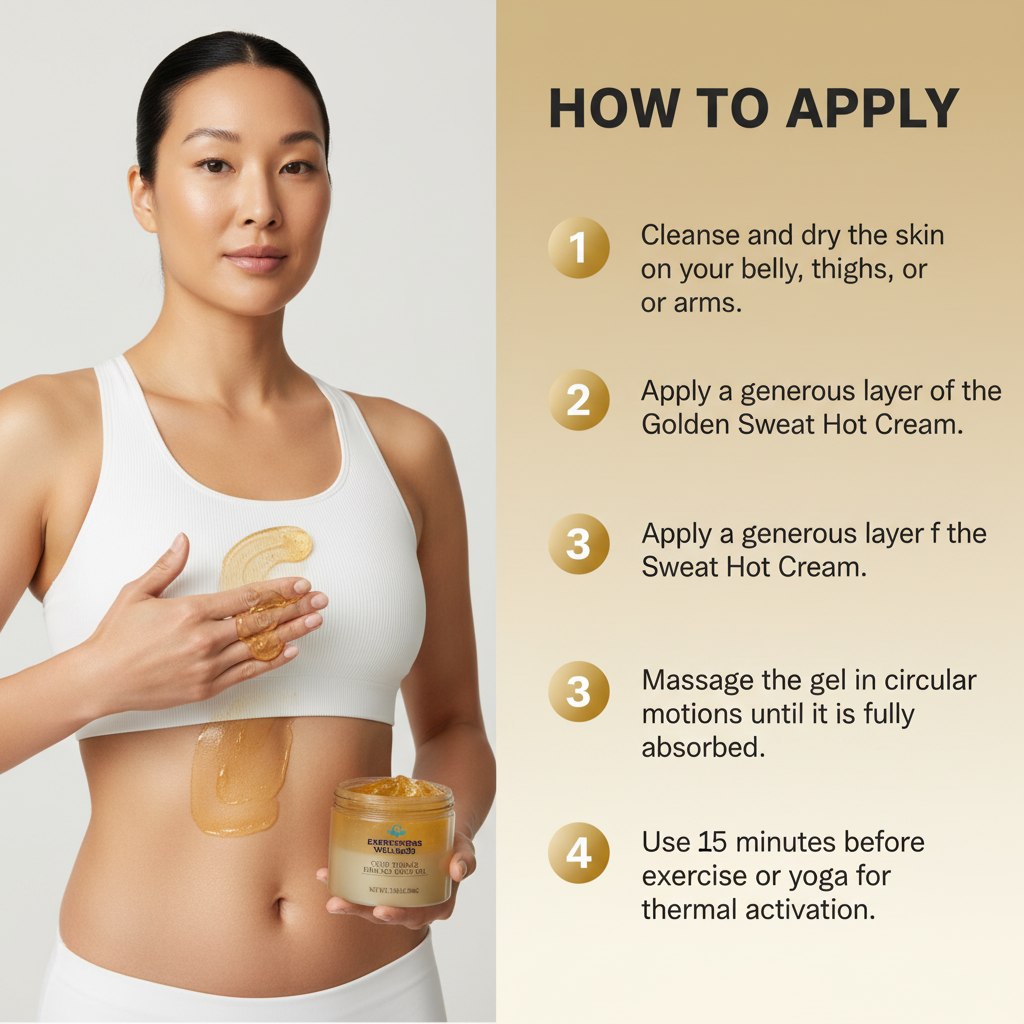 15-Day Anti Cellulite Sculpting & Tightening Burn Gold Massage Cream